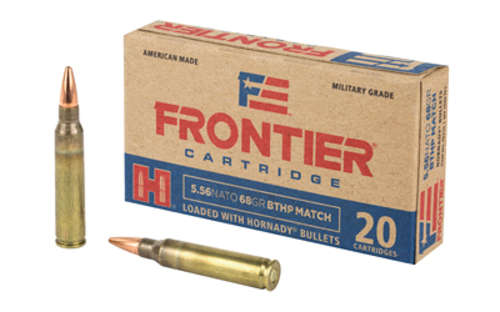 Ammunition Frontier Cartridge Lake City 223Rem|5.56NATO FRONTIER 556NATO 68GR BTHP MTCH 20/5 • Model: Lake City